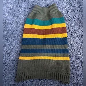 NWOT Heart to Tail striped size medium dog outfit